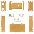 Hi-Q Keyestudio Enclosure Transparent Clear Acrylic Box Compatible for Arduino Mega 2560 R3 Case