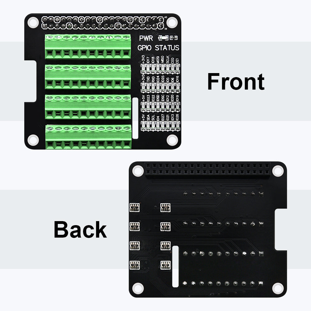 Raspberry Pi GPIO Terminal Expansion Board Support Raspberry Pi 4B 3B 3B+ 2B ZERO series