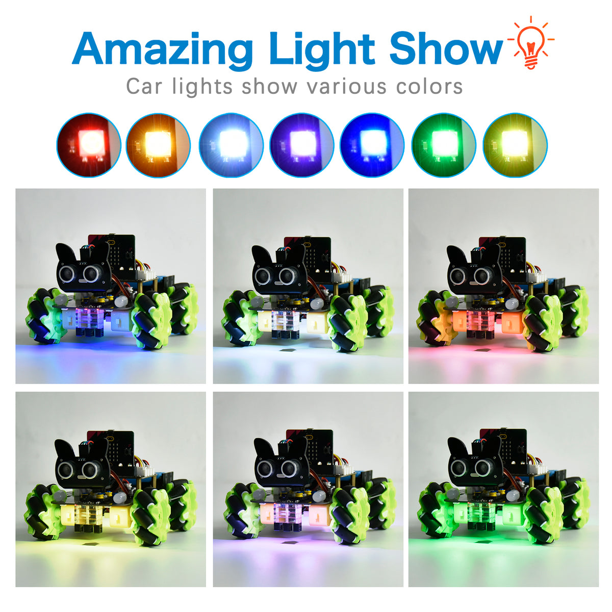 Keyestudio Micro bit 4WD Mecanum Robot Car V2.0 DIY Smart Kit With Microbit Board