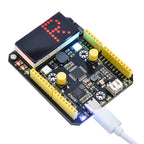Keyestudio UNO MAX Development Board Onboard 8*8 dot matrix button switch buzzer microphone light sensor RGB LED for Arduino