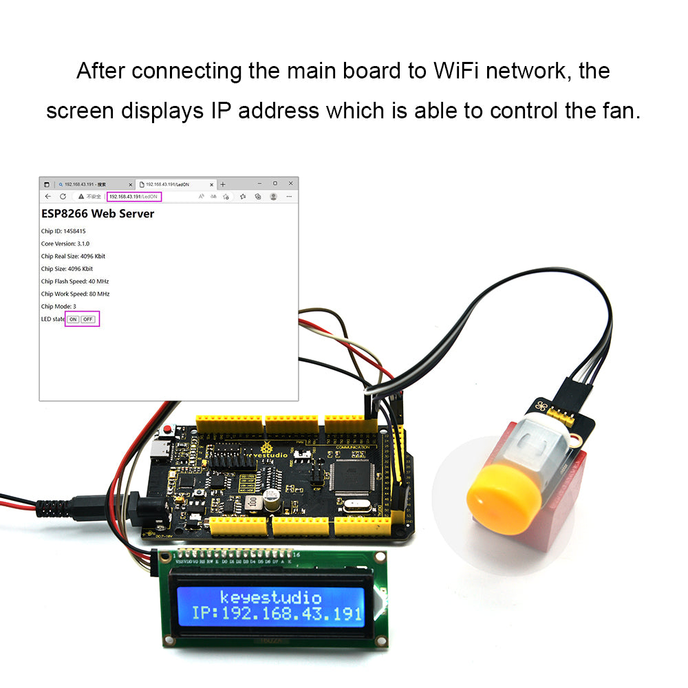 Keyestudio 2560 Development Board Compatible With Arduino Uno R3 +USB Cable