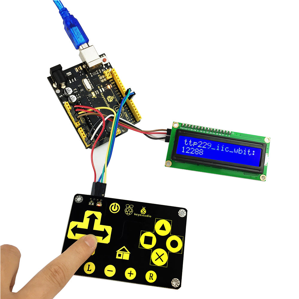Keyestudio TTP229L 16-key Touch Sensor for Arduino Uno R3