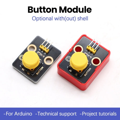 Keyestudio Button Module Compatible With Building Blocks for Arduino Optional With(out) Housing