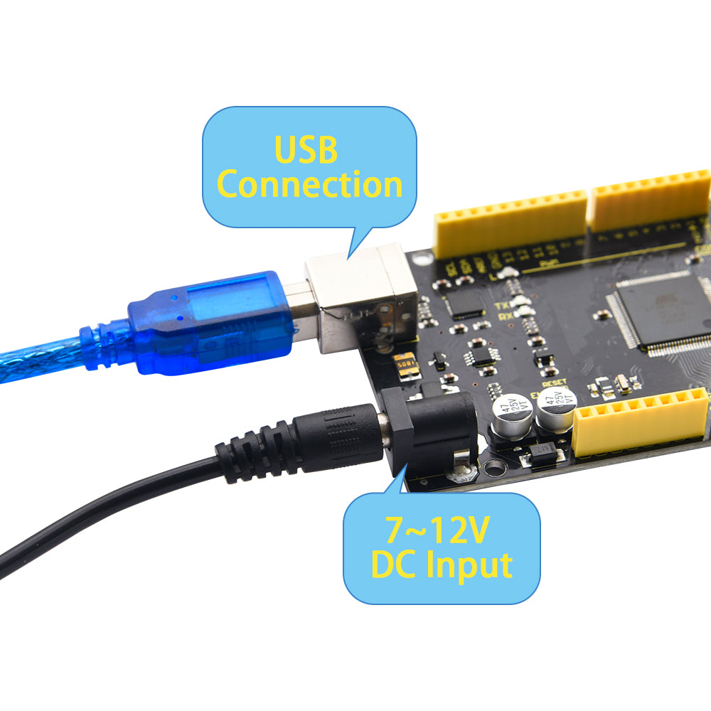 Keyestudio MEGA 2560 R3 Development Board With USB Serial Chip CP2102