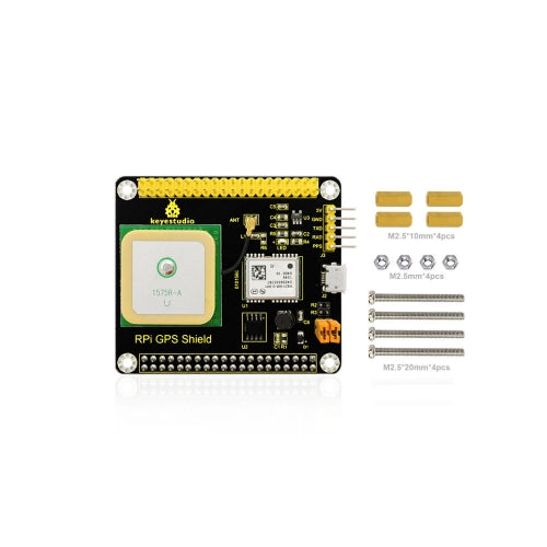 Keyestudio NEO-6M GPS Shield Expansion Board with Antenna for Raspberry Pi 3/CE Certification