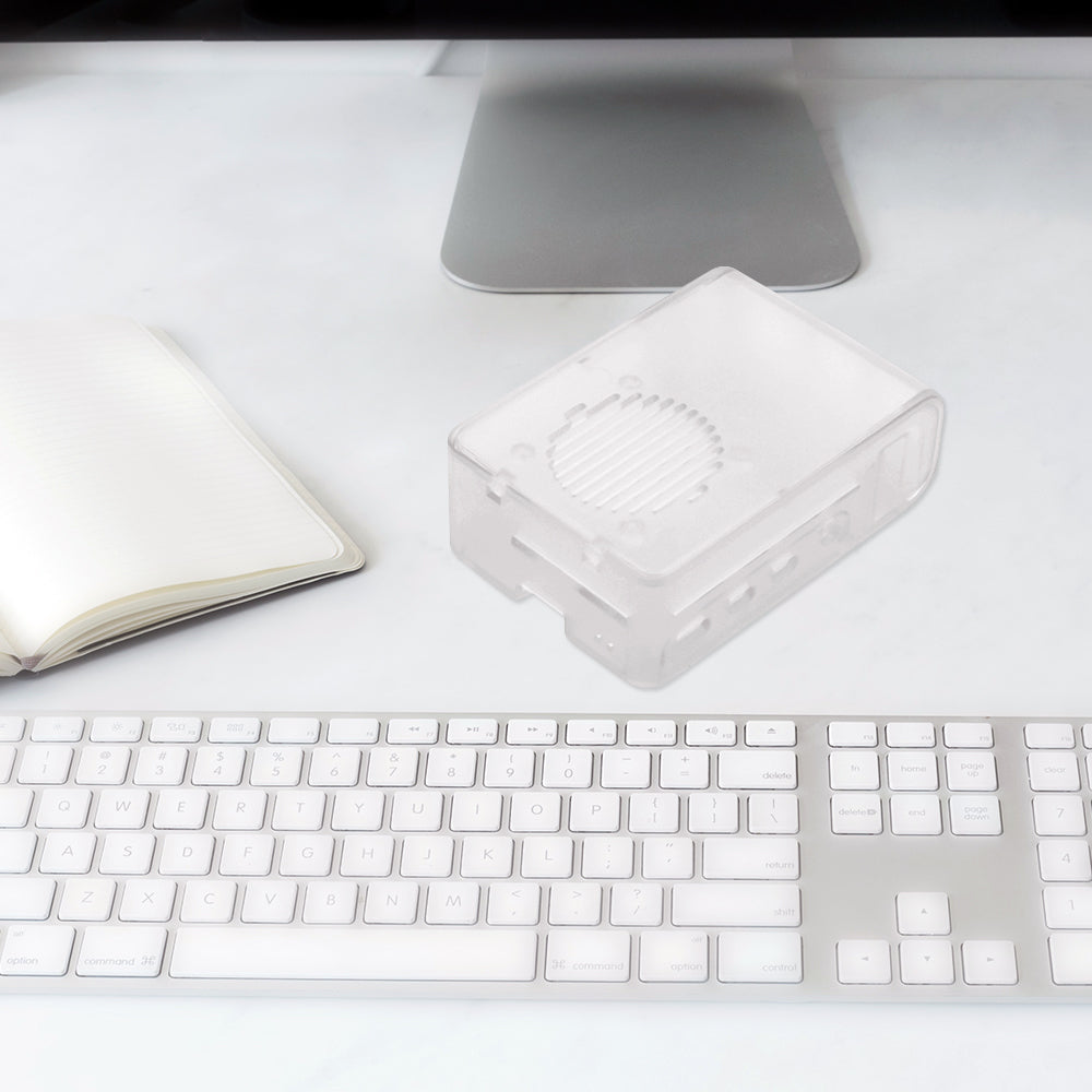 Raspberry Pi 4 Case ABS Case Box Enclosure Shell For Raspberry Pi 4 Model B Pi 4B Pi4 (Installable fan)