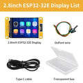 ESP32 Development Board 2.8 Inch Display Module TFT LCD screen Without Touch Support WiFi Bluetooth UART