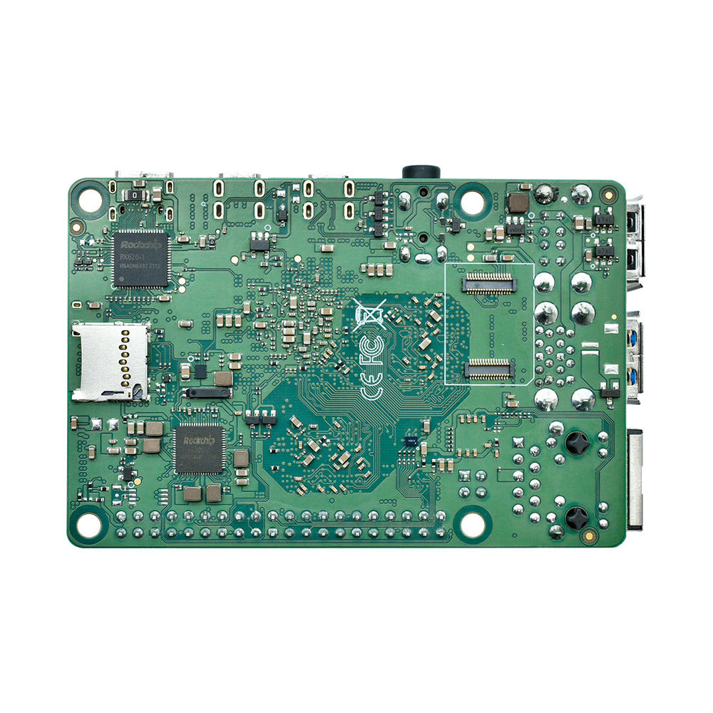 ROCK 4 Model C+ 4GB Single Board Computer Rockchip RK3399-T Arm Cortex-A72