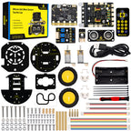 Keyestudio Micro bit Mini Smart Turtle Robot Car for STEM With Micro Bit