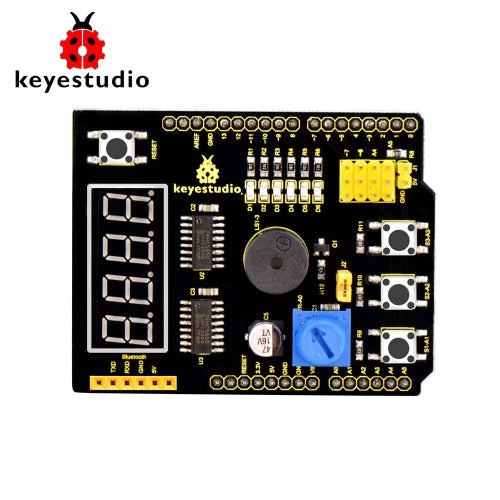 Keyestudio Multi-purpose shield V2 W/Gift Box for Arduino starter
