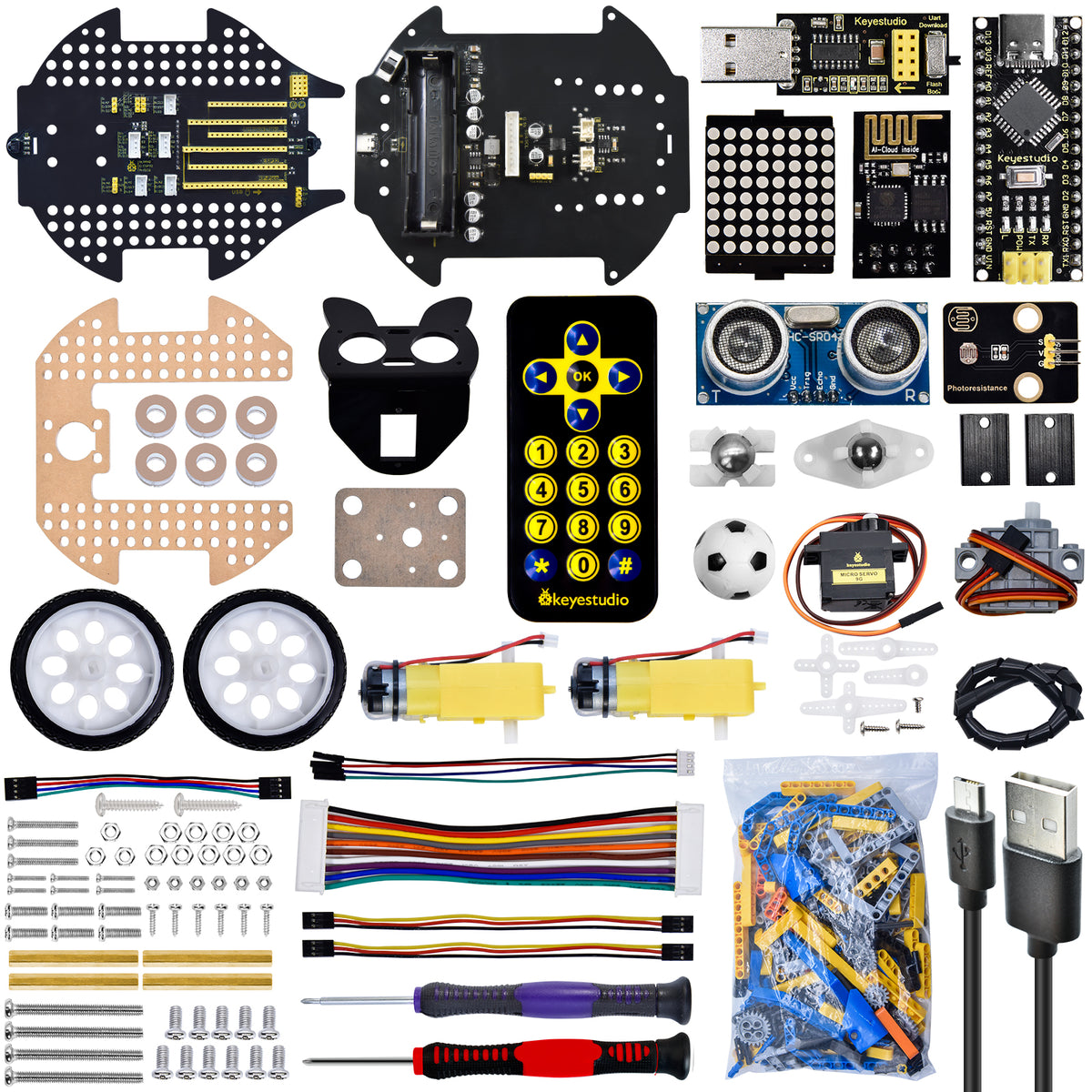 Keyestudio Beetlebot 3 in 1 Robot for Arduino STEM Education