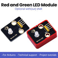 Keyestudio Red and Green Led Module For Arduino Programming DIY Projects Two Colors LED Module Compatible With Lego Blocks