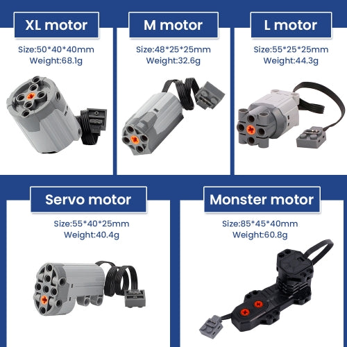 Keyestudio MOC Multi Tool 8883 8882 8804 Motor M/L/XL Motor Servo Motor Electric Assembled Building Blocks Brick Toy Parts