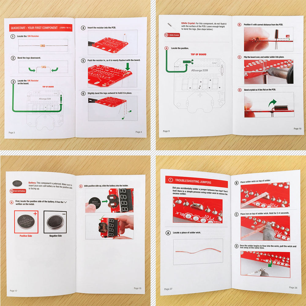 Free Shipping! DIY Electronic Watch Kit for Arduino Project+Manual/Latest Big Time Wearable Devices, Programmable Watch