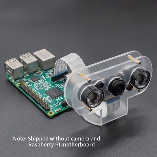 Keyestudio Acrylic infrared night vision camera Holder with Heat sink for Raspberry pi 4B/3B+