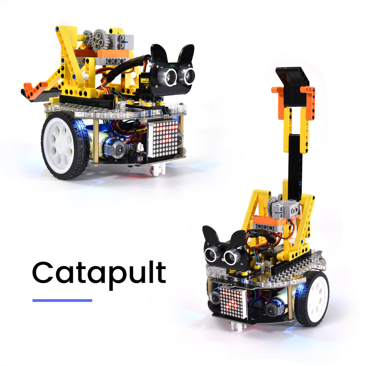 Keyestudio 3 in 1 Beetlebot Robot Car ForArduino ESP32 STEM Education DIY Kit Compatible with LEGO+Projects