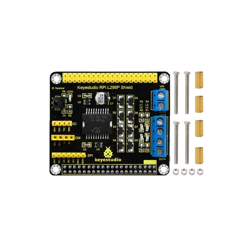 Keyestudio Raspberry Pi L298P Motor Drive Shield for Arduino