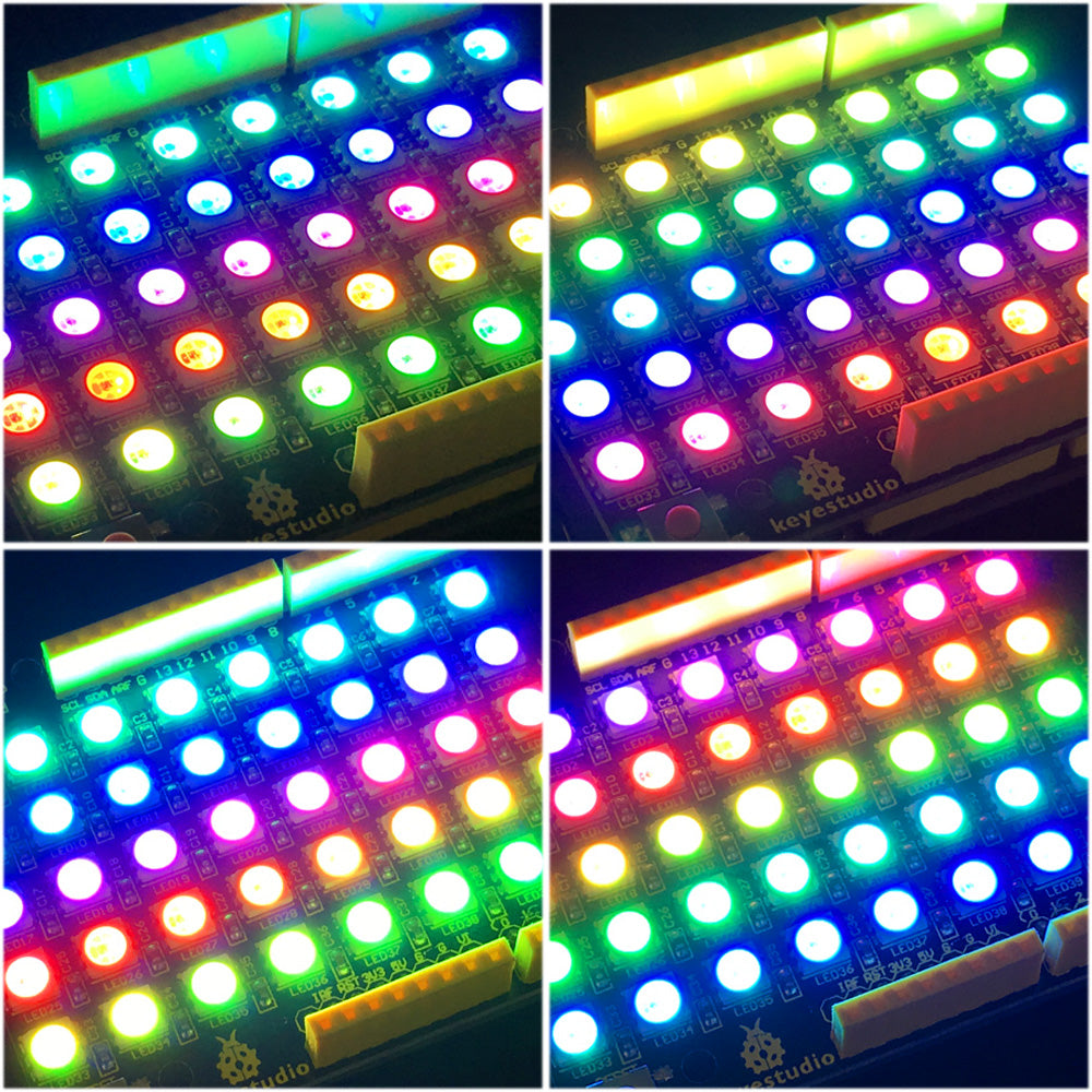 Keyestudio 40 RGB LED WS2812 Pixel Matrix Shield for Arduino