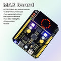Keyestudio UNO MAX Development Board Onboard 8*8 dot matrix button switch buzzer microphone light sensor RGB LED for Arduino
