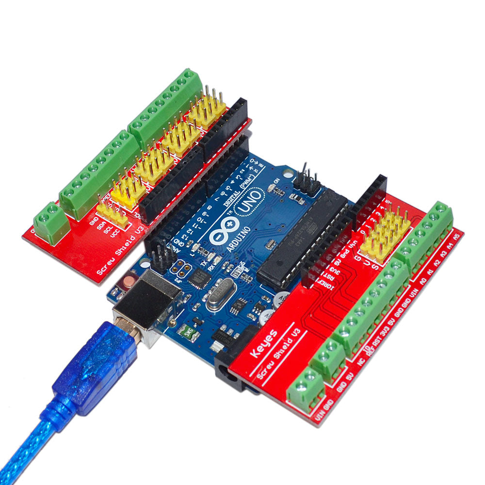 Screw shield V3 terminal expansion board / Interactive Media / compatible for Arduino