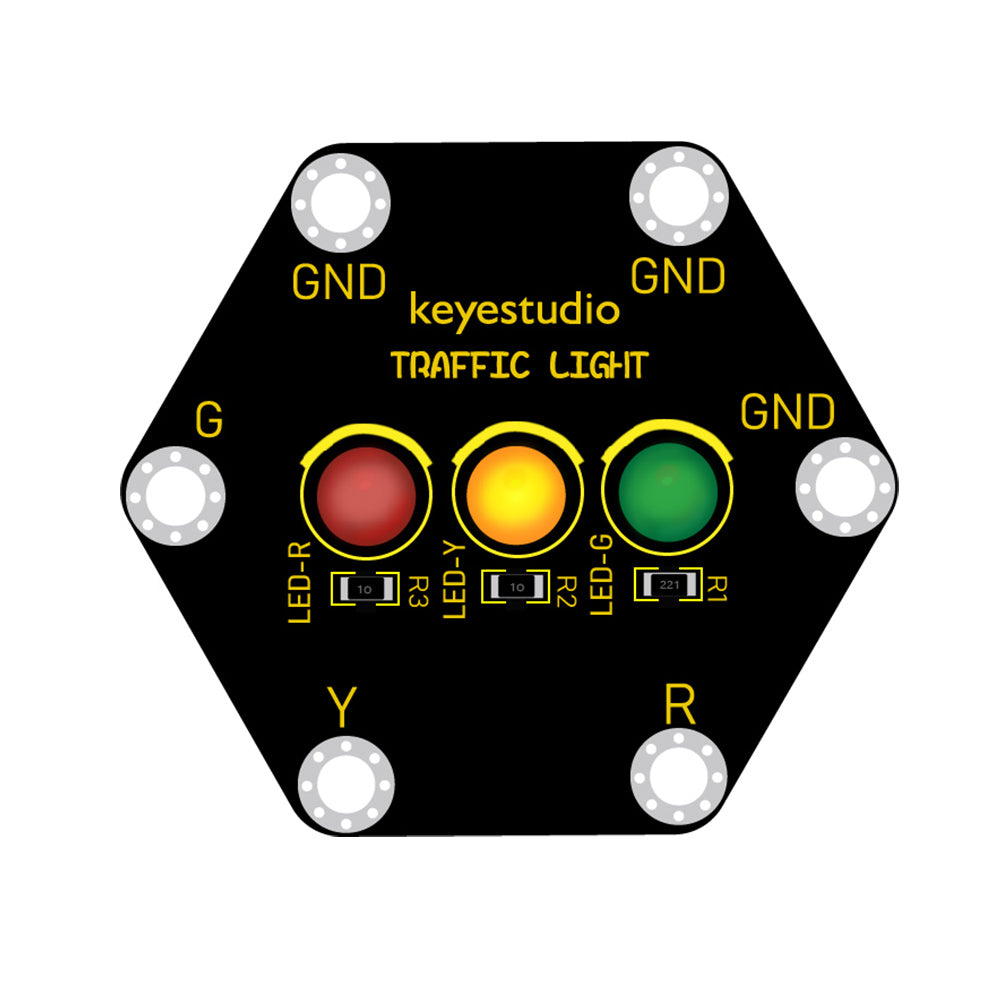 Keyestudio Micro bit Honeycomb Traffic Light Module