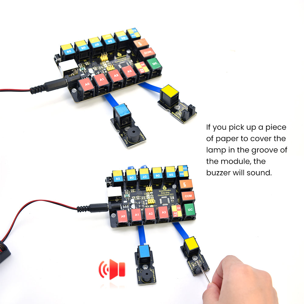 Keyestudio EASY plug Passive Buzzer Module for Arduino STEAM
