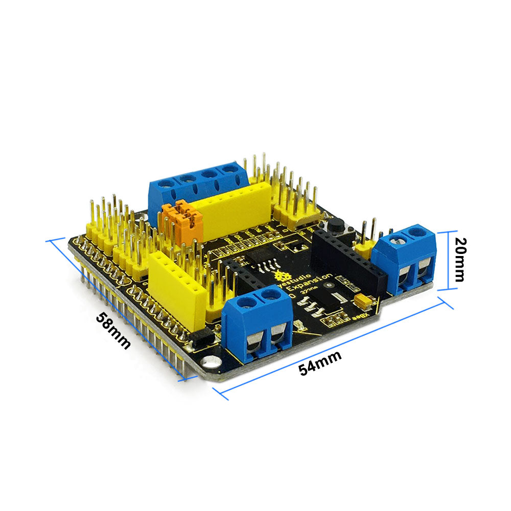 Keyestudio Xbee Sensor Expansion Shield V5 with RS485 Bluebee Interface for Arduino robot car