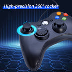 Console Wired Controller USB PC Laptop Joystick Controller Support Raspberry PI Controller Black
