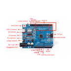 Keyestudio UNO R3 Development Board ATMEGA328P-AU TYPE-C for Arduino UNOR3 Microcontroller Board