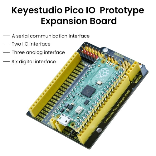 Keyestudio Raspberry Pico IO Prototype Expansion Board Diy STEM Education Programming