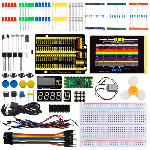 Keyestudio Raspberry Pi Pico Learning Kit Basic Starter Kit Edition