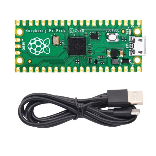 Raspberry Pi Pico Development Board Microcontroller Board RP2040 Cortex-M0+ Dual-Core ARM Processor without Pin Header and USB Cable