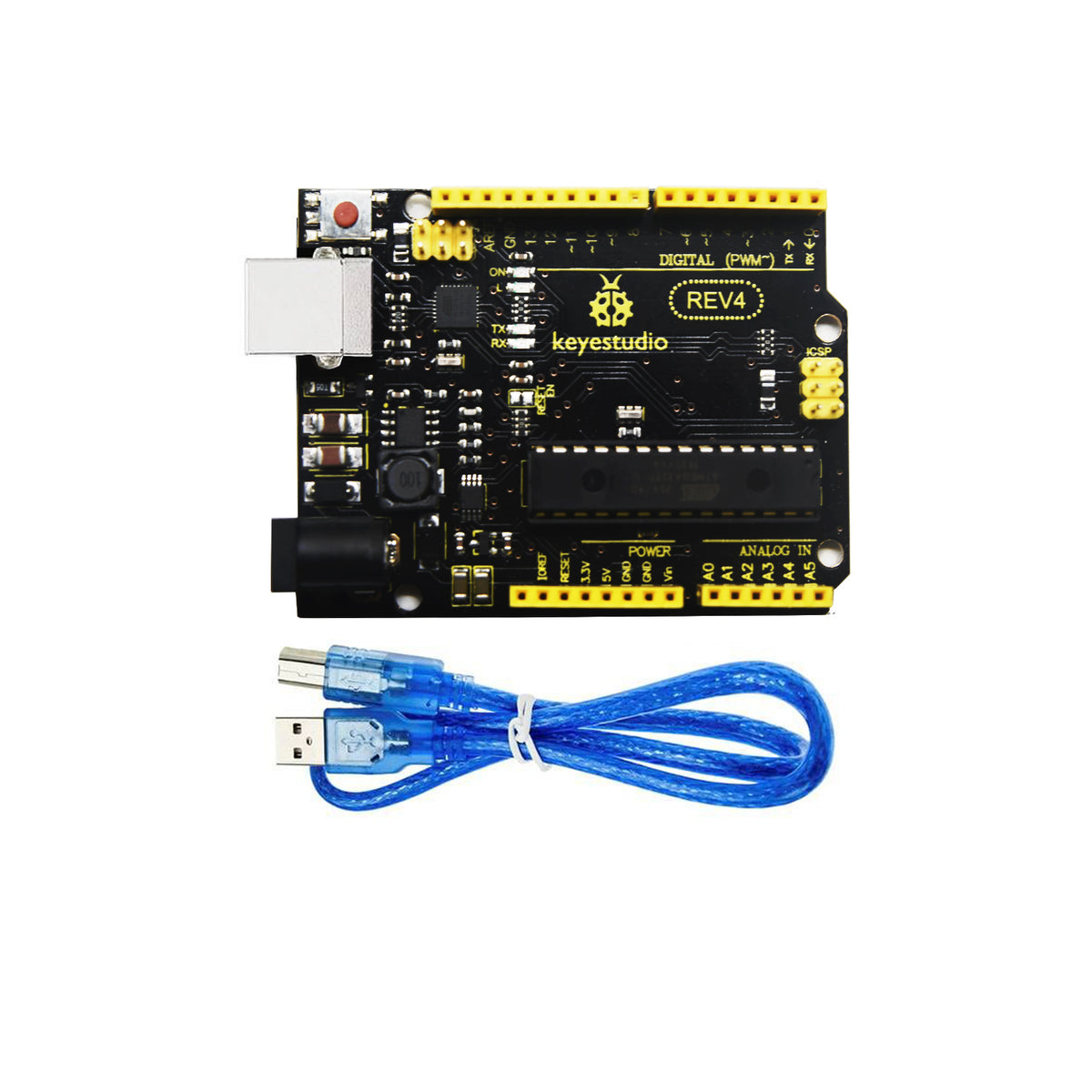 Keyestudio Super UNO R3 Development Board For Arduino +USB Cable