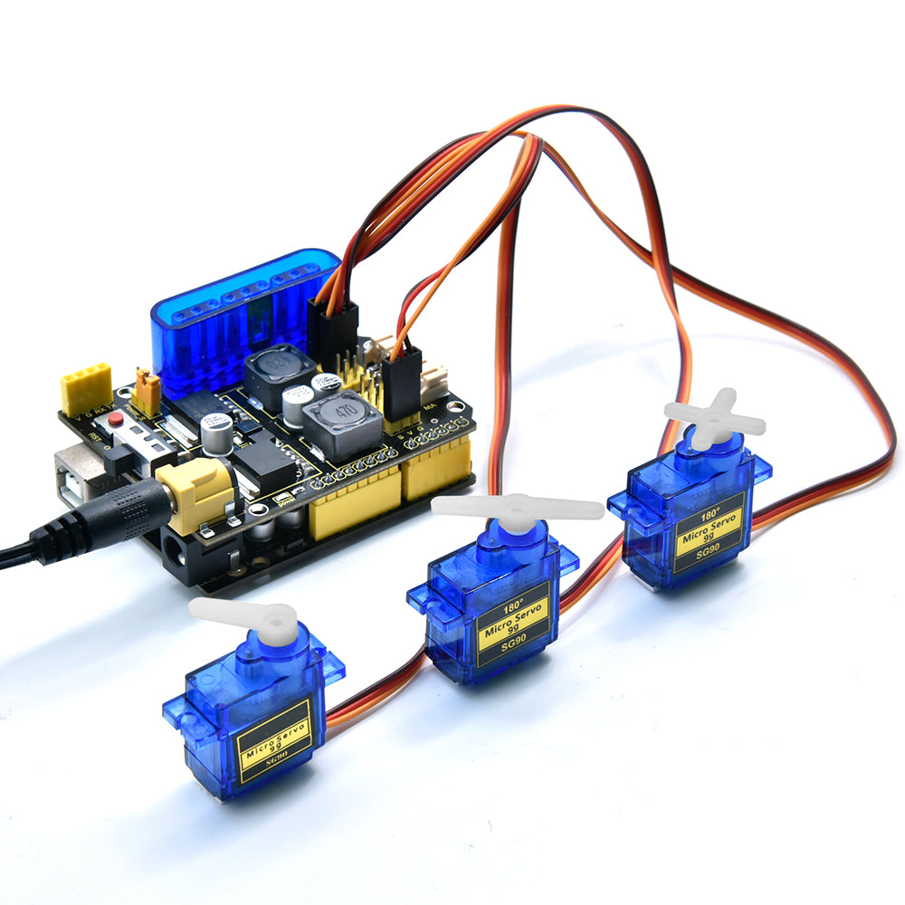 Keyestudio UNO R3 Development Board TB6612FNG Motor/Servo Drive Shield with PS2 Socket