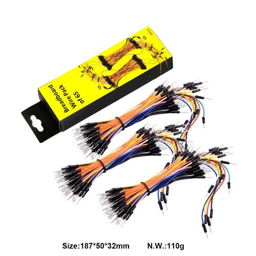3PCS Hi-Q 65 Male to Male Jumper Wires Jumper Cable With Keyestudio Packing For Arduino DIY Breadboard