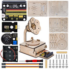 Keyestudio STEM Learning Starter Kit Programming DIY Mini Light Controlled Phonograph Kit For Microbit Without Mainboard