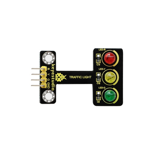 Keyestudio Traffic Light Module (Black and Eco-friendly) For Arduino