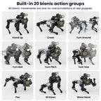 Keyestudio Fox:bit ESP32 XGO-lite AI Quadruped Robot Dog STEM Kit for Student Programming Beginner Robotics Learning