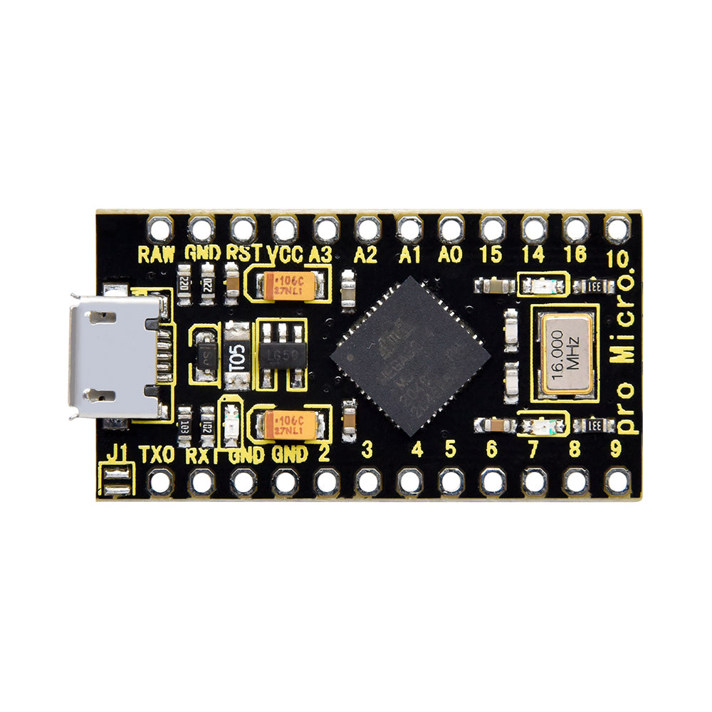 Keyestudio PRO MICRO 5V 16MHZ ATMEGA32U4-MU Development Board For Arduino
