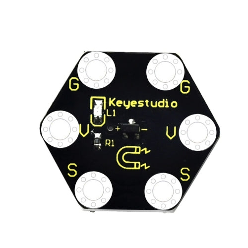 KS0492 | Keyestudio Micro bit Honeycomb Hall Magnetic Sensor for BBC Micro Bit