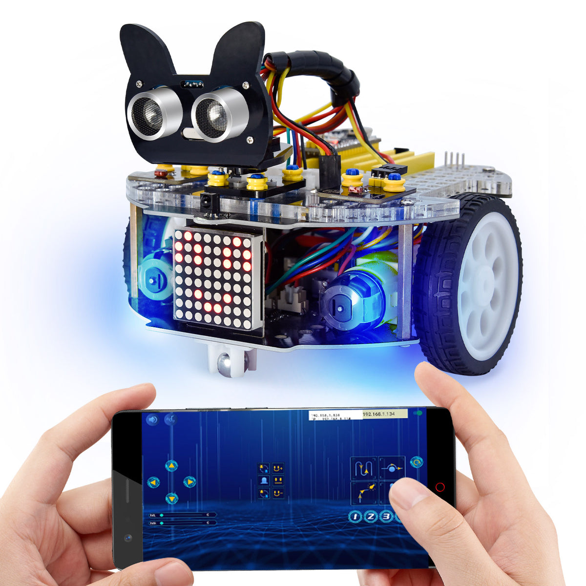 Keyestudio Beetlebot 3 in 1 Robot for Arduino STEM Education