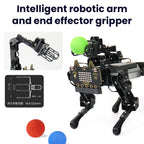 Keyestudio Fox:bit ESP32 XGO-lite AI Quadruped Robot Dog STEM Kit for Student Programming Beginner Robotics Learning
