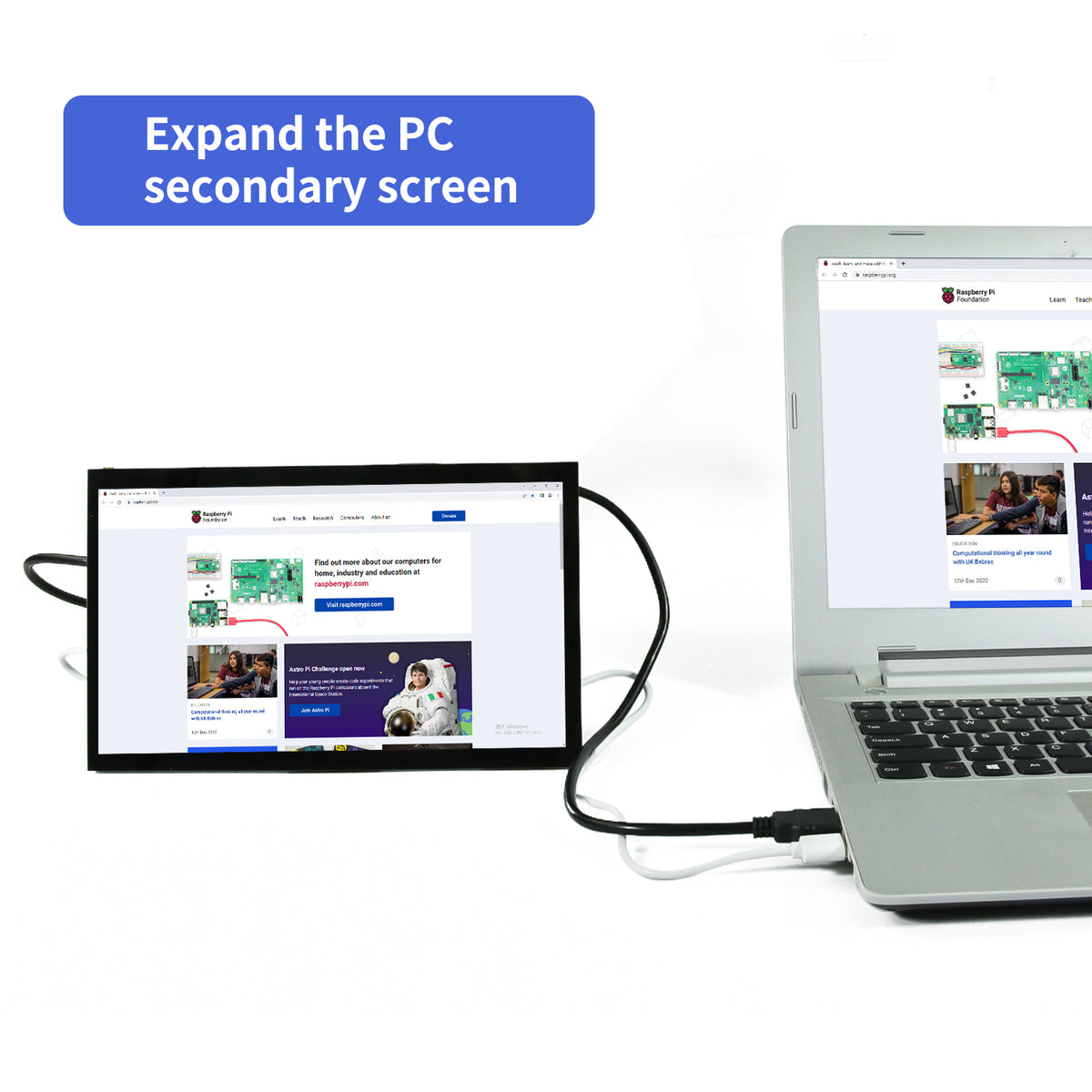 Raspberry Pi Capacitive Touch Screen 10.1 inch HDMI Display Touch Screen