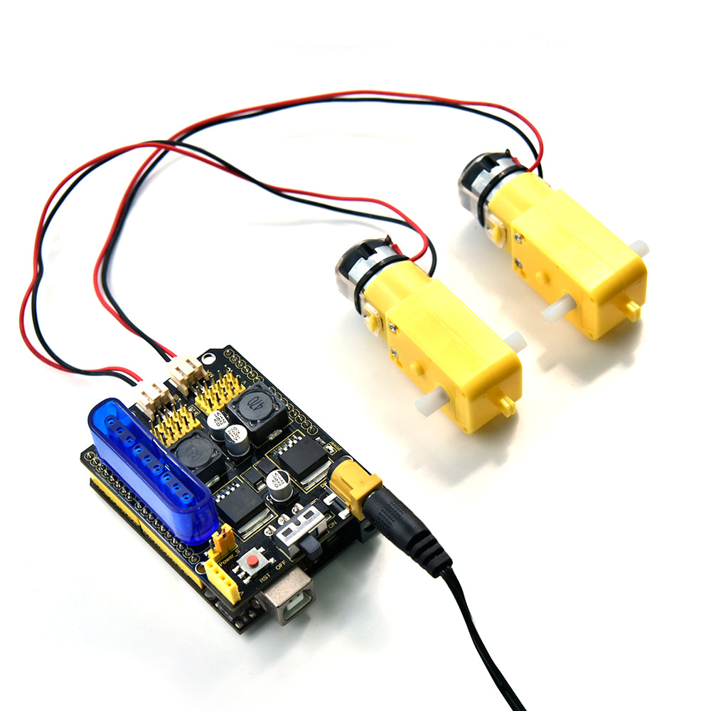 Keyestudio UNO R3 Development Board TB6612FNG Motor/Servo Drive Shield with PS2 Socket