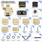 Keyestudio STEM Programming Microbit Starter Kit DIY Greeting Smart Robot Learning Kit Include Microbit Board