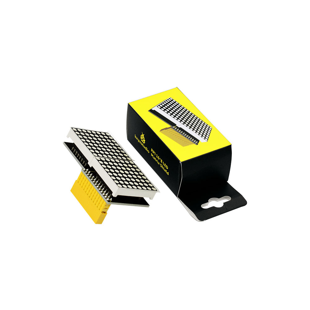 Keyestudio Raspberry Pi 16*8 LED Matrix Shield CE certification
