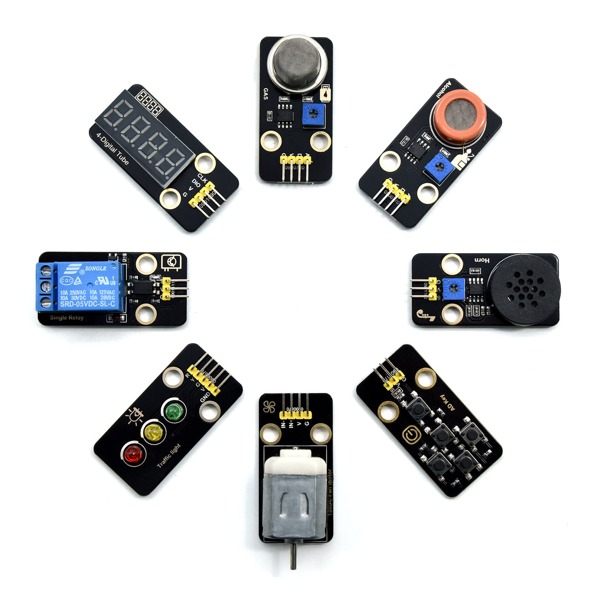Keyestudio 42 in 1 ESP32 Sensor Module Kit Diy Electronic Kit For Arduino C and MicroPythoon Without ESP32 mainboard
