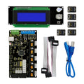 Keyestudio 3D printer kit for Arduino MKS GEN V1.2+2004LCD control+ 5x8825 drive+USB+adaptor