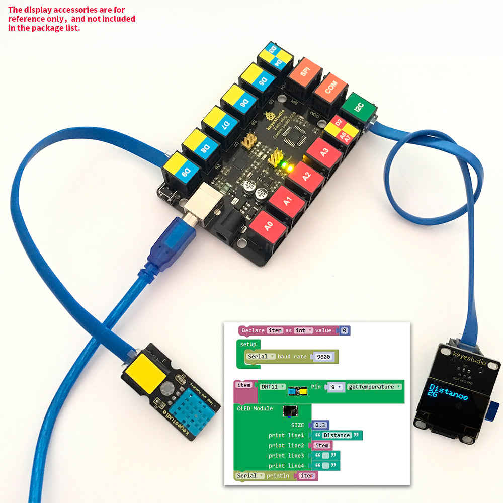 Keyestudio EASY plug DHT11 Temp-Humidity Sensor Module for Arduino STEAM
