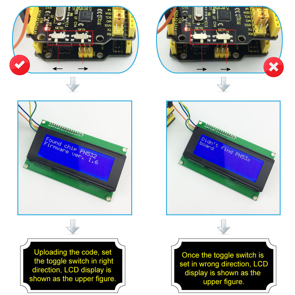 Keyestudio PN532 NFC/RFID Controller Shield for Arduino uno r3
